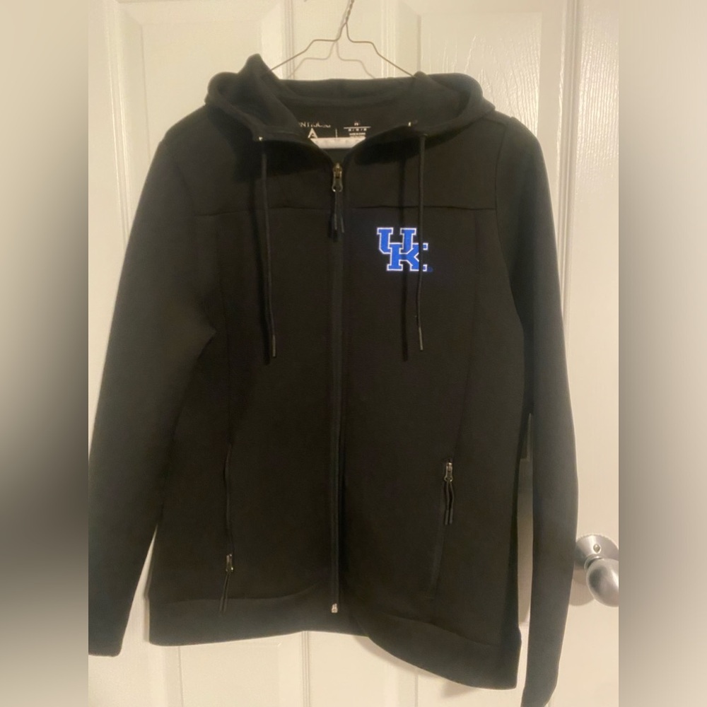 Womens University of Kentucky hooded Antigua zip-ip sweatshirts